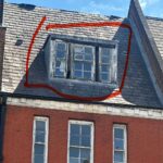 Before and after a new sash window Installation in Hackney East London